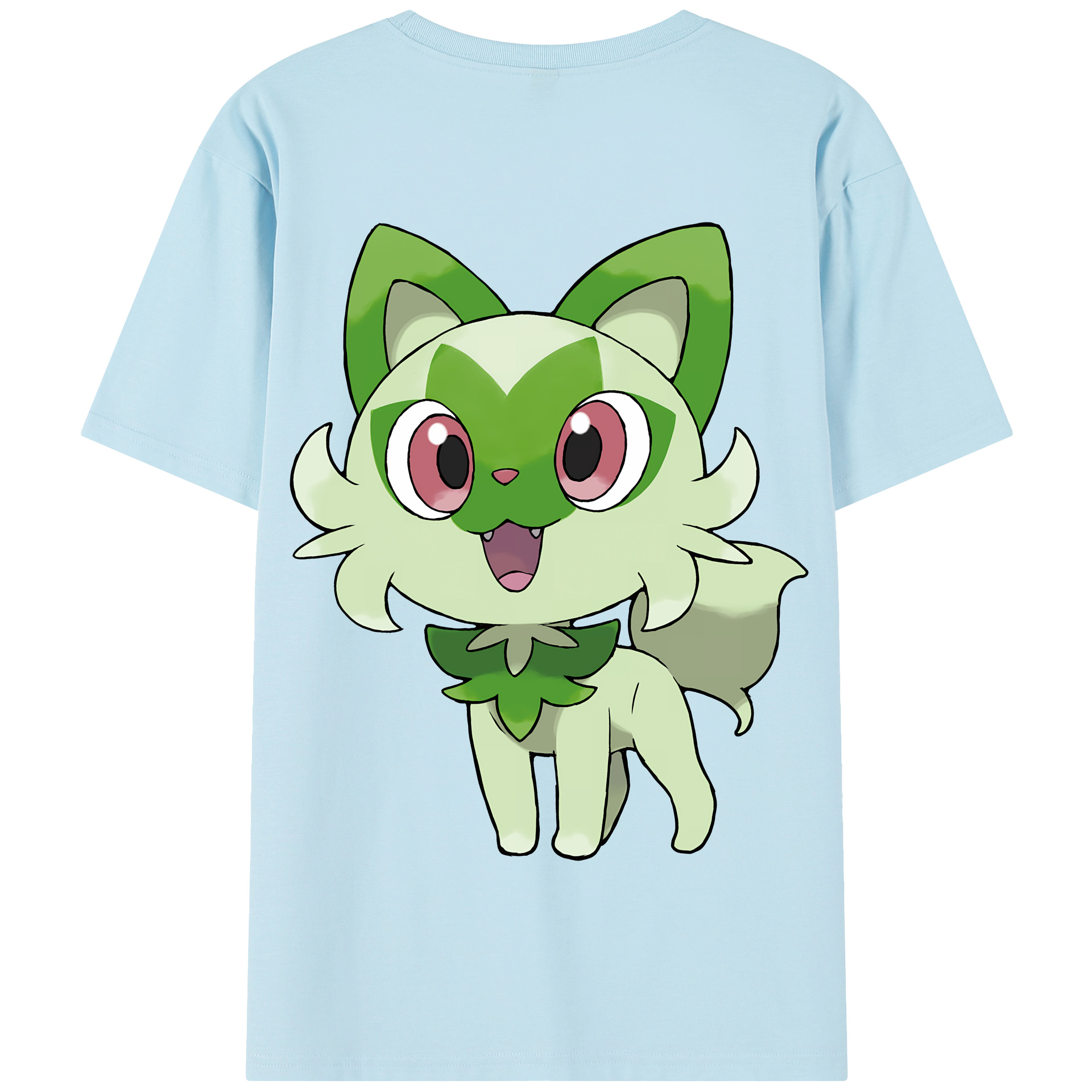 （画像用） ポケットモンスター Pokémon 綿100％半袖Tシャツ（背面プリント）